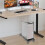 PC Stand Computer Tower Stand Adjustable Mobile CPU Stand PC Tower Stand with Rolling Caster Wheels for Most Computer PC 5