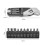 17-in-1 Stainless Steel Adjustable Wrench Foldable Pocket Multi Tool Multifunctional Spanner Screwdriver Bits Kit 6