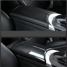 1Pair Car Center Console Armrest Box Trim Panel for - C Class W205 15-21 X253 GLC250 16-22 Storage Box Cover