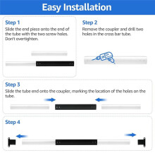 RV Screen Door Crossbar Handle+RV Furnace Vent Screen Kit, for RV Motorhome, , Travel Trailer