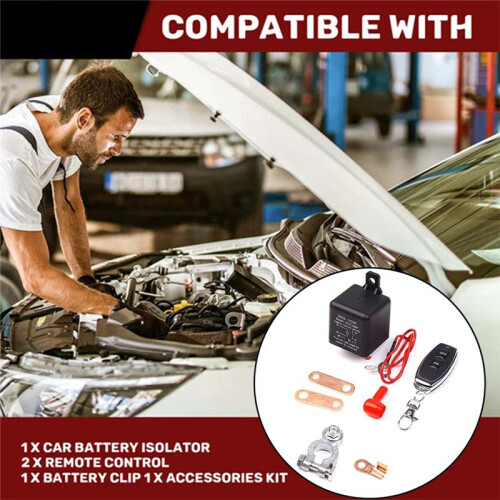 Remote Battery Disconnect ,Wireless Remote Control Battery Disconnect ,12V 200A Remote Control (Type5)