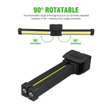 Gym Lamp for Posing, Magnetic Work Light Rechargeable, 180 Rotate Foldable with Hang Hook Camping Lamp LED Flashlight