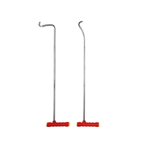 Hook Car Dent Repair Tool 8mm Special-Shaped  Phoenix-Tail Lever Hook Wrapped in Glue Handle 1