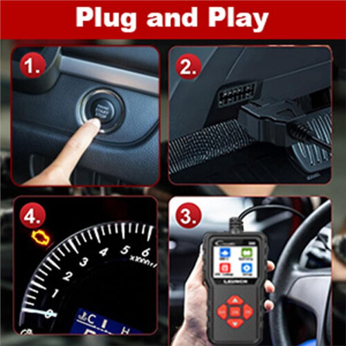 LAUNCH X431 CR300 Car OBD2 Engine Emission System Diagnosis Tool Code Reader Multilingual Car Fault Diagnosis Tools Free Update 2