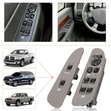Power Window with Bezel Set for Ram 1500 2500 3500 Dakota Durango Sprinter 56049805AB 68171680AA 5HZ72XDVAA