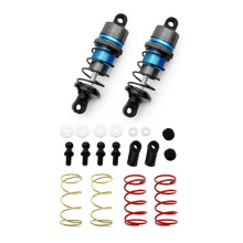 1/10 1Pair of Metal Hydraulic Shock Absorbers RC Remote Control Car Flat Racing Drift Car (63mm) Lead Color
