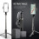 Gimbal Stabilizer Selfie Stick Foldable Wireless Tripod with  Shutter Monopod for IOS Android 4