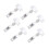 24Pièces Clips Transparent Pour Affichage De Prix En Robuste 10