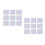 32Pcs Self-Adhesive Waterproof Book Covers Assorted Color PP 7