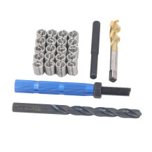 Aluminum Alloy Compatible Thread Repair Insert With Durable Material Enhances Connection Strength Easy To Install Anti Loosening Fastener For