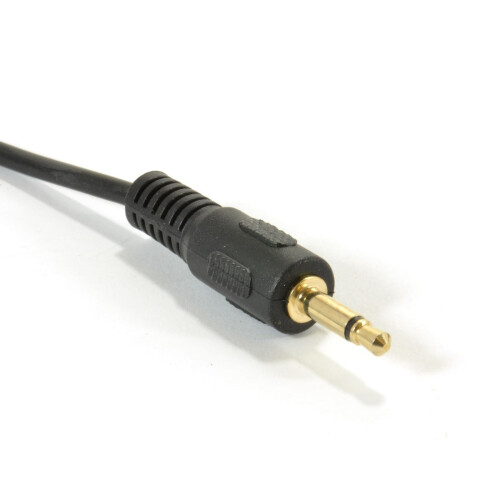 kenable 3.5mm Mono Jack Plug to 3.5mm Socket Extension Cable GOLD 3m 2