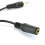 kenable 3.5mm Mono Jack Plug to 3.5mm Socket Extension Cable GOLD 3m 4