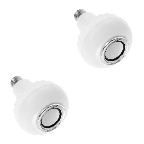 LED Light Bulb Speaker Smart Multicolor Dimmable White Lamp 1