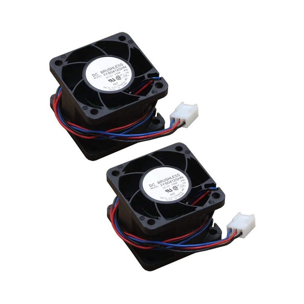 2Pcs Ffb0412shn 4028 12V 0.6A Micro-Violent Air Flow Fan 40X40x28mm Cooler Fan Cooling Fan For Awp8 Psu 4711857489257