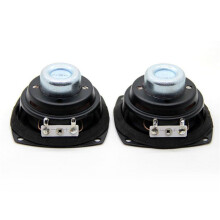 2X Audio Speaker 25W 66mm Full Frequency Multimedia Loudspeaker DIY Sound Speaker with Mounting Hole