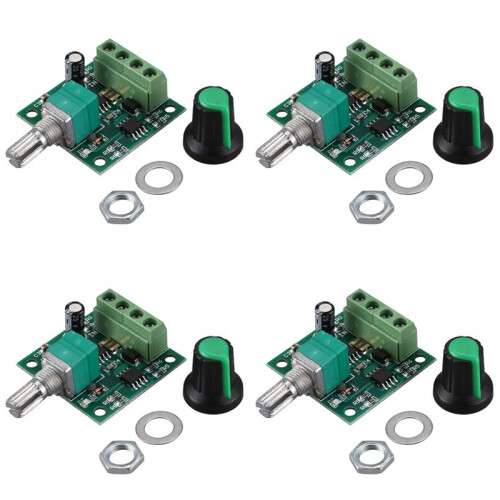 4X Low Voltage  Pwm Motor Speed Controller Module 1.8V 3V-5V-6V 12V 2A