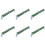 6X 200W Watt 100 Ohm Ceramic Tube Adjustable Rheostat Resistor Green 1