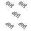 25X 10W 20 Ohm 5% Wirewound Ceramic Cement Resistor 10 Watt 1