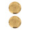 2Pcs Golden Wine Decanter Base with Embossed Design for Quick Aeration 5