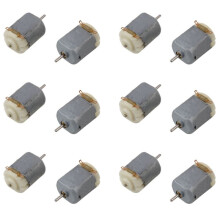 12Pcs 2 Pin Magnetic Motor 19000RPM 3-6V for RC Model Aircraft