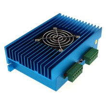 2X DM860H DSP Digital 57/86 Stepper Motor Driver com Fan 2-Phase Nema23,34 DMA860H 7.2A, 18-80VAC para ImpressãO CNC Drive