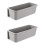 2Pcs Grey Kitchen Cabinet Shelves Pull Out Drawers Under Shelf Storage 4