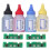 Universal Toner Refill Powder Set for 409S Printers, Multi-Color 2