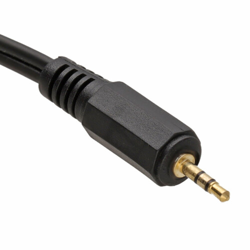 kenable 2.5mm Stereo Jack Splitter Adapter Audio Cable Lead Gold 20cm 1