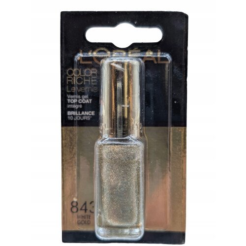 Nagellak L'oreal Paris, Color Riche 843 Wit Goud
