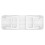 2 PCS Nail Arm Rest, Rectangle Foldable Washable, White, 30x10.5x9.5cm 11