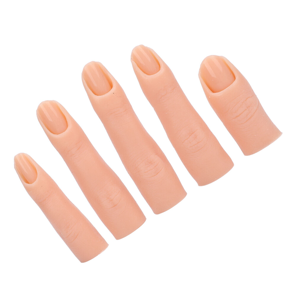 Silicone Nail Practice Fingers 5 Pcs