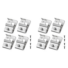 Clips de Ceinture, 8 Pièces Kit de Crochets de Clips pour Outils de Forage avec Vis pour N268241 pour Outils Électriques 20 V DCD980 DCD985 DCD980L2