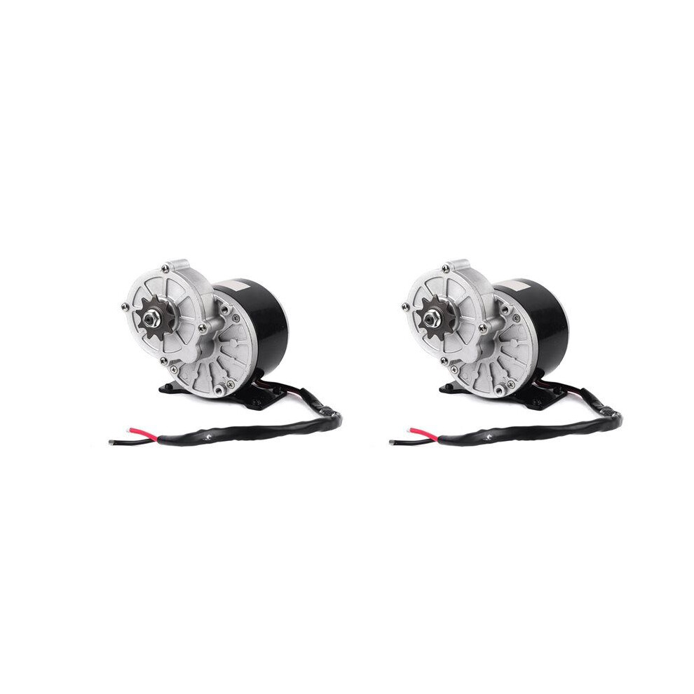 2X 12V 250W Gear Reduction Electric Motor With 9 Tooth Sprocket Brushed Motors Reductor EâBike Scooter 4712115323092