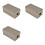 3X BNC Enclosure Aluminum Shield Box RF Box Electromagnetic Shielding Amplifier Multi-Function Portable Enclosure 1