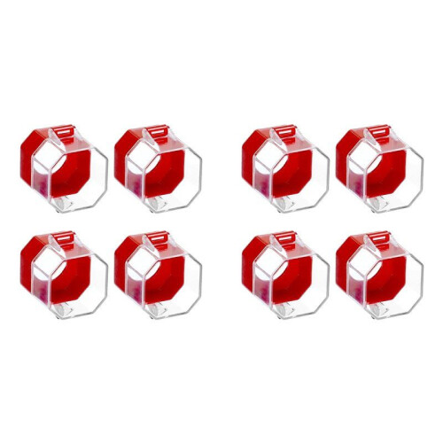 Emergency Stop Button Cover, 8 Pack Plastic  Cover Protector, Toggle  Push Button  Lockout Cover