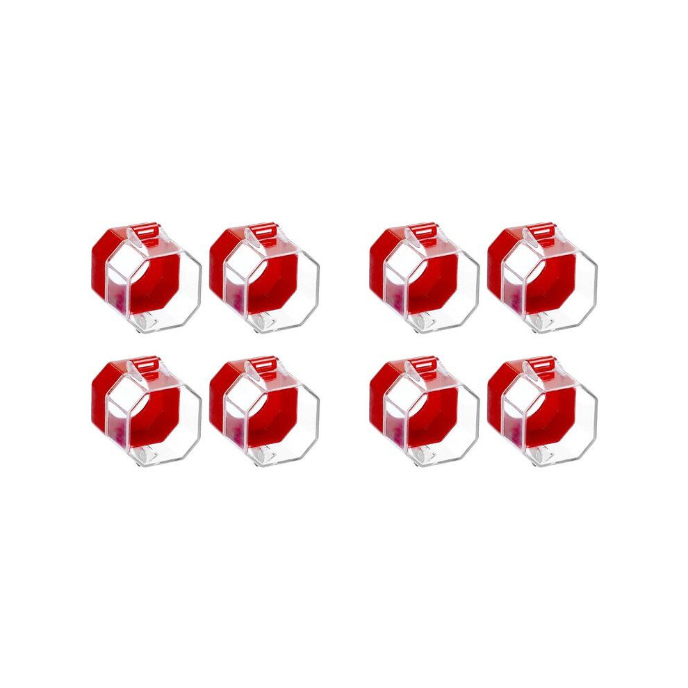 Emergency Stop Button Cover, 8 Pack Plastic Cover Protector, Toggle Push Button Lockout Cover 6032948389675