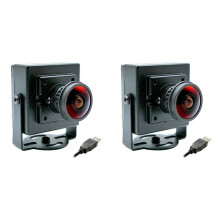 2X 160 Degree Wide Angle 1.8mm Fisheye 2K HD PC Webcam Plug & 30fps 2560x1440 High Speed Video Live Computer Camera