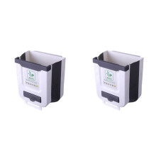 2X Foldable Trash Can for Camping Car, Caravan & Home - Large Capacity, DurablePP Material, Easy to Clean