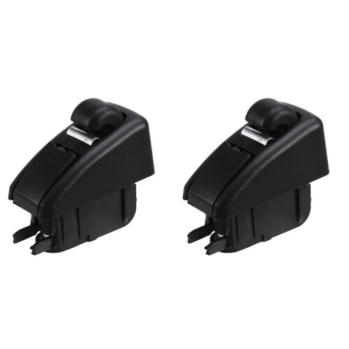 2X Car Retainer Sunvisor Clip Sun Visor Clip Bracket 971857561 for   2016-2021 Black