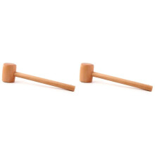 2X Schnitzhammer Aus Buchenholz und Leder, Hammer, DIY-Lederwerkzeuge, Hammer, Klopfen, Installationshammer