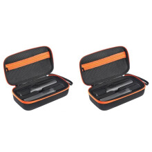 2X for PartyBox Microphone Storage Bag Shockproof EVA Hard Case with Lanyard Anti-Scratch Organizer Box Bag for