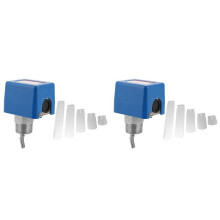 2X HFS-25 Flussostato da 1 Pollice/DN25, Interruttore di Controllo A Paletta per Flusso D'Acqua Liquida, Contatto SPDT 6-380 V