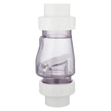 PVC One-Way Check Valve for Swimming Pools, 30-0041 50 Psi PVC 2-Port Check Valve, 1-1/2Inch