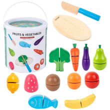 Simulation Kitchen Pretend Toy Wooden Classic Game Montessori Educational Toys for Children Gifts Cutting Fruit Set
