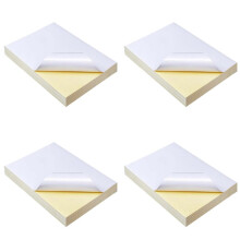 200 Sheets A4 White Self Adhesive Waterproof Sticker Label Glossy Surface Paper for Lazer Inkjet Printer Copier