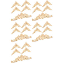 25X Appliques nel Legno Onlays Appliques nel Legno Decorative Appliques nel Legno Fai-da-Te per Mobili da Armadio con Ante A Specchio