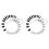 2X Portable Thread Tester Bolt Nut Screw Bolt Nut Screw Checking Checker 26 Male/Female Size Gauge Measuring Tool Kit 1