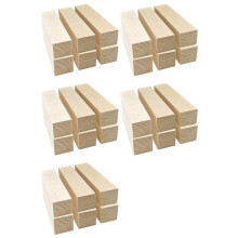 Lot de 30 Blocs de Sculpture en Bois de Tilleul pour Débutants en Sculpture sur Bois