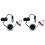 2st 52 mm Oliedrukmeter met Waarschuwingsalarm 1/8 NPT-Sensor Oliedrukmeter voor Autoboot 1