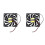 2pcs 80mm 2 Pin Connector Cooling Fan Low Pressure for PC Computer Case CPU Cooler Radiator 1